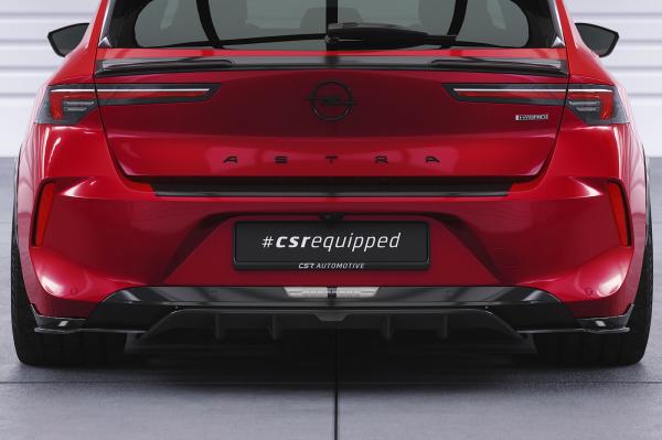 CSR Diffusor | Heckansatz mit ABE für Opel Astra L Schrägheck HA467-C Carbon Look Hochglanz (keine Lackierung erforderlich)