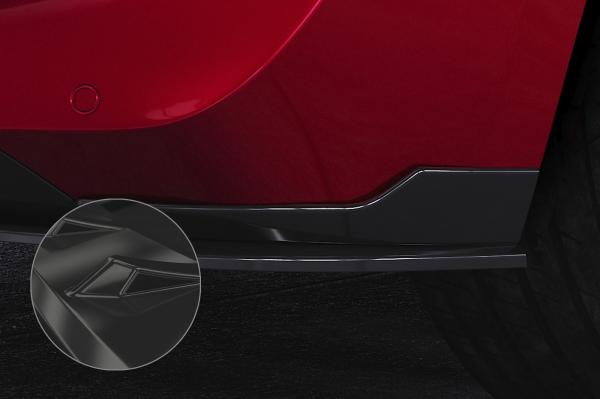 CSR Diffusor | Heckansatz mit ABE für Opel Astra L HA468-G Glossy schwarz Hochglanz (keine Lackierung erforderlich)