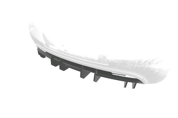 CSR Diffusor | Heckansatz für VW Scirocco 3 R-Line HA472-C Carbon Look Hochglanz (keine Lackierung erforderlich)