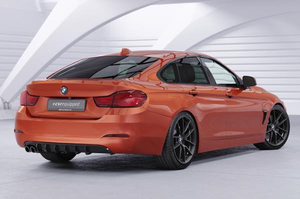 CSR Diffusor | Heckansatz mit ABE für BMW 4er (F36) Grand Coupe HA479-G Glossy schwarz Hochglanz (keine Lackierung erforderlich)