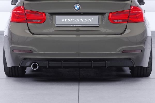 CSR Diffusor | Heckansatz mit ABE für BMW 3er F30 Limousine HA485-C Carbon Look Hochglanz (keine Lackierung erforderlich)