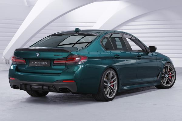 CSR Diffusor | Heckansatz mit ABE für BMW 5er G30 / G31 M-Paket HA486-G Glossy schwarz Hochglanz (keine Lackierung erforderlich)