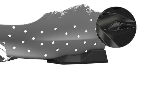 CSR Diffusor | Heckansatz mit ABE für BMW 6er E63 / E64 Coupe und Cabrio HA488-G Glossy schwarz Hochglanz (keine Lackierung erforderlich)