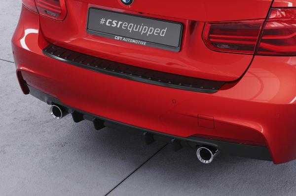 CSR Diffusor | Heckansatz mit ABE für BMW 3er F30/F31 M-Paket HA494-C Carbon Look Hochglanz (keine Lackierung erforderlich)