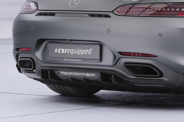 CSR Diffusor | Heckansatz mit ABE für Mercedes Benz AMG GT (190) HA495-G Glossy schwarz Hochglanz (keine Lackierung erforderlich)