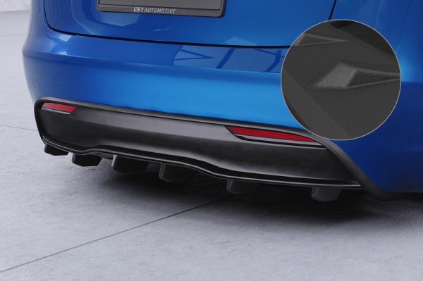 CSR Diffusor | Heckansatz mit ABE für Tesla Model 3 HA496-S strukturiert schwarz matt (keine Lackierung erforderlich)