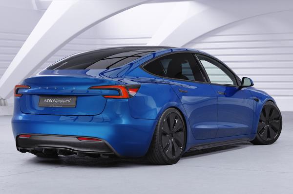 CSR Diffusor | Heckansatz mit ABE für Tesla Model 3 HA496-G Glossy schwarz Hochglanz (keine Lackierung erforderlich)