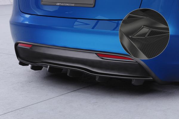 CSR Diffusor | Heckansatz mit ABE für Tesla Model 3 HA496-C Carbon Look Hochglanz (keine Lackierung erforderlich)