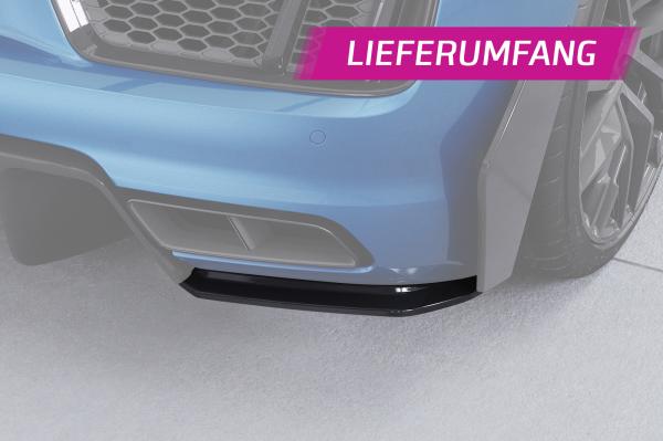 CSR Diffusor | Heckansatz mit ABE für Audi R8 (Typ 4S) HA497-C Carbon Look Hochglanz (keine Lackierung erforderlich)