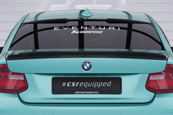 CSR Heckspoiler | Heckflügel mit ABE für BMW 2er F22 HF006-G Glossy schwarz Hochglanz (keine Lackierung erforderlich)