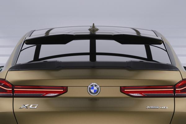 CSR Heckspoiler | Heckflügel mit ABE für BMW X6 (G06) HF012-G Glossy schwarz Hochglanz (keine Lackierung erforderlich)