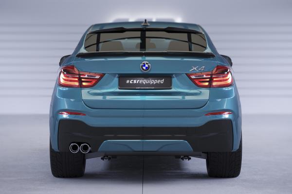 CSR Heckspoiler | Heckflügel mit ABE für BMW X4 (F26) HF014-G Glossy schwarz Hochglanz (keine Lackierung erforderlich)