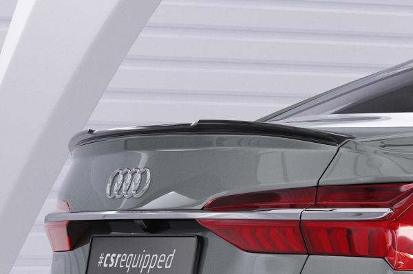 CSR Heckspoiler | Heckflügel mit ABE für Audi A6 C8 (Typ 4K/F2) Limousine HF015-C Carbon Look Hochglanz (keine Lackierung erforderlich)