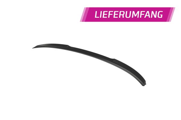 CSR Heckspoiler | Heckflügel mit ABE für Audi A6 C8 (Typ 4K/F2) Limousine HF015-C Carbon Look Hochglanz (keine Lackierung erforderlich)