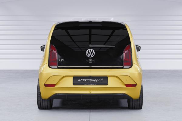 CSR Heckspoiler | Heckflügel mit ABE für VW Up! / Seat Mii / Skoda Citigo HF019-G Glossy schwarz Hochglanz (keine Lackierung erforderlich)