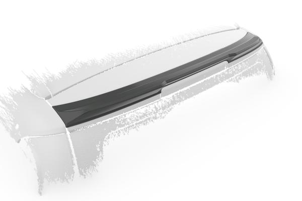 CSR Heckspoiler | Heckflügel mit ABE für Fiat Panda (312/319) HF026-C Carbon Look Hochglanz (keine Lackierung erforderlich)