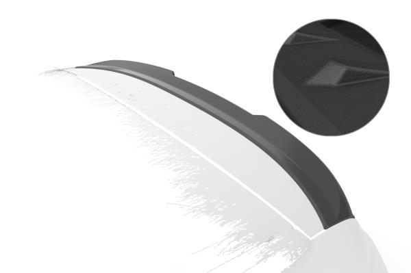 CSR Heckspoiler | Heckflügel mit ABE für Fiat Panda (312/319) HF026-S strukturiert schwarz matt (keine Lackierung erforderlich)