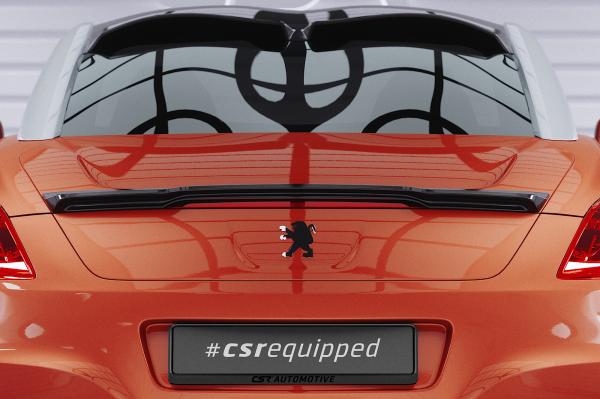 CSR Heckspoiler | Heckflügel mit ABE für Peugeot RCZ HF034-S strukturiert schwarz matt (keine Lackierung erforderlich)