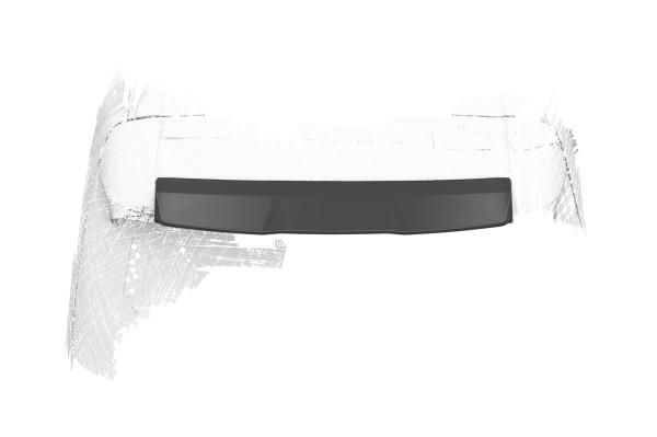 CSR Heckspoiler | Heckflügel mit ABE für BMW X5 E70 HF037-S strukturiert schwarz matt (keine Lackierung erforderlich)