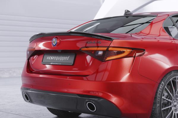 CSR Heckspoiler | Heckflügel mit ABE für Alfa Romeo Giulia (Typ 952) HF050-C Carbon Look Hochglanz (keine Lackierung erforderlich)