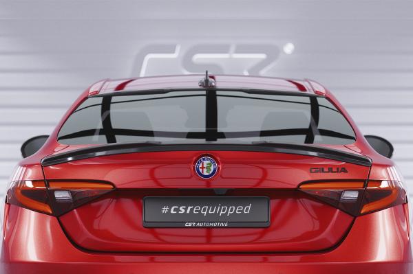 CSR Heckspoiler | Heckflügel mit ABE für Alfa Romeo Giulia (Typ 952) HF050-C Carbon Look Hochglanz (keine Lackierung erforderlich)