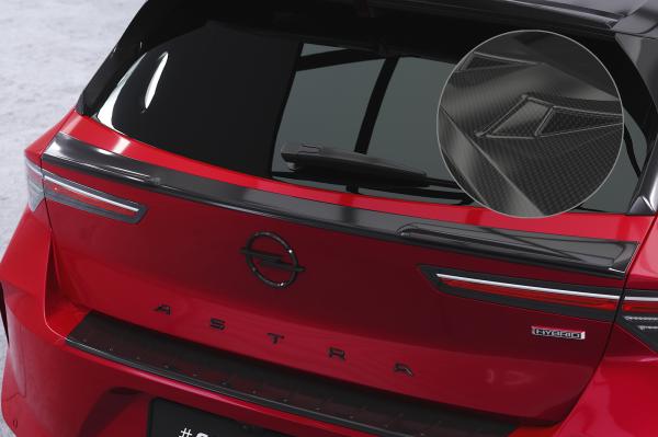CSR Heckspoiler | Heckflügel mit ABE für Opel Astra L HF053-C Carbon Look Hochglanz (keine Lackierung erforderlich)