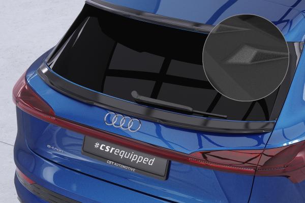 CSR Heckspoiler | Heckflügel mit ABE für Audi e-tron / Q8 e-tron (GE) HF055-S strukturiert schwarz matt (keine Lackierung erforderlich)