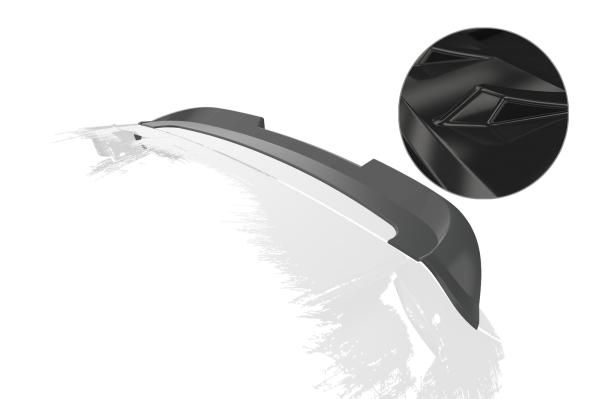 CSR Heckspoiler | Heckflügel mit ABE für Kia Picanto (TA) HF063-G Glossy schwarz Hochglanz (keine Lackierung erforderlich)