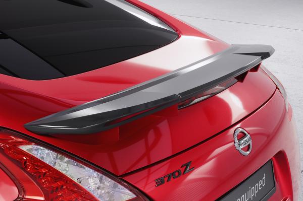 CSR Heckspoiler | Heckflügel mit ABE für Nissan 370Z (Z34) HF066-S strukturiert schwarz matt (keine Lackierung erforderlich)