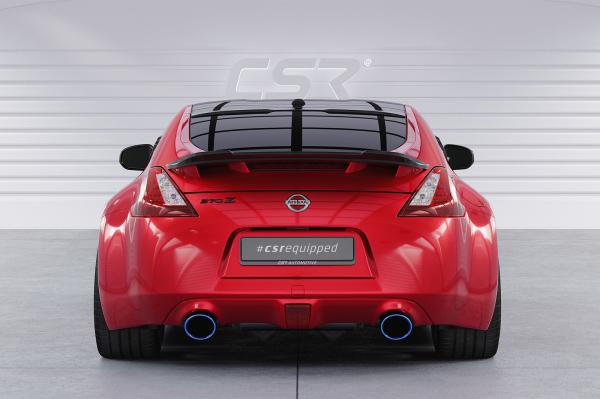 CSR Heckspoiler | Heckflügel mit ABE für Nissan 370Z (Z34) HF066-S strukturiert schwarz matt (keine Lackierung erforderlich)