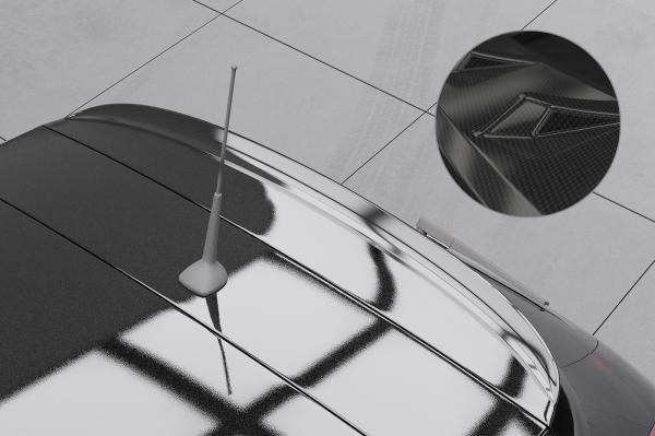 CSR Heckspoiler | Heckflügel mit ABE für Lancia Ypsilon (864) HF067-C Carbon Look Hochglanz (keine Lackierung erforderlich)