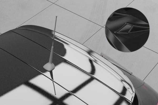 CSR Heckspoiler | Heckflügel mit ABE für Lancia Ypsilon (864) HF067-G Glossy schwarz Hochglanz (keine Lackierung erforderlich)