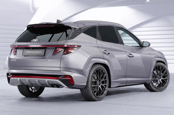 CSR Heckspoiler | Heckflügel mit ABE für Hyundai Tucson 4 (NX4) HF068-G Glossy schwarz Hochglanz (keine Lackierung erforderlich)