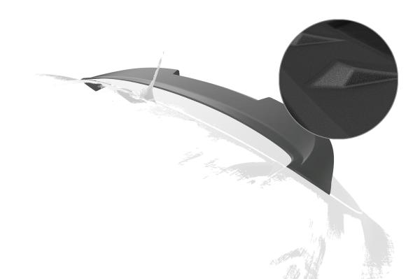 CSR Heckspoiler | Heckflügel mit ABE für MG ZS HF069-S strukturiert schwarz matt (keine Lackierung erforderlich)