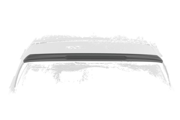 CSR Heckspoiler | Heckflügel mit ABE für Renault Captur I HF073-S strukturiert schwarz matt (keine Lackierung erforderlich)