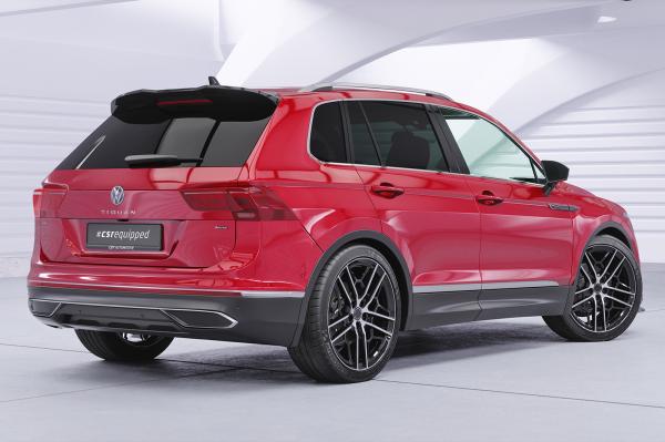 CSR Heckspoiler | Heckflügel mit ABE für VW Tiguan 2 (Typ AD1) Allspace HF075-G Glossy schwarz Hochglanz (keine Lackierung erforderlich)