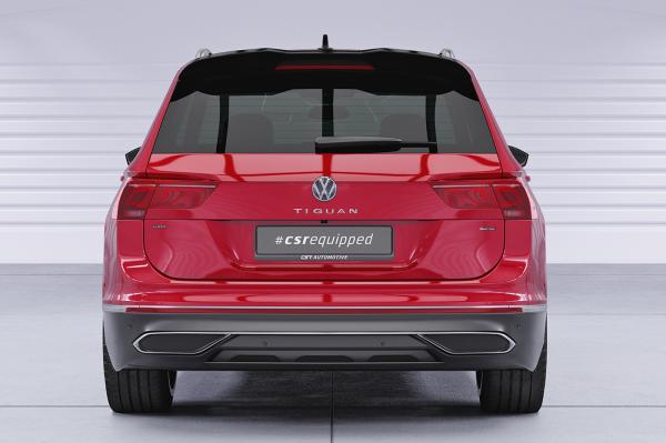 CSR Heckspoiler | Heckflügel mit ABE für VW Tiguan 2 (Typ AD1) Allspace HF075-G Glossy schwarz Hochglanz (keine Lackierung erforderlich)