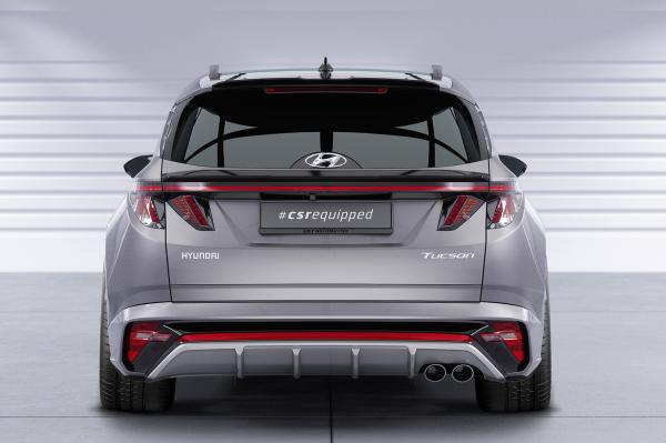 CSR Heckspoiler | Heckflügel mit ABE für Hyundai Tucson 4 (NX4) HF093-G Glossy schwarz Hochglanz (keine Lackierung erforderlich)