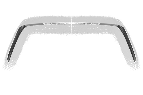 CSR Heckspoiler | Heckflügel mit ABE für Audi A4 B8 (Typ 8K) Avant HF095-C Carbon Look Hochglanz (keine Lackierung erforderlich)
