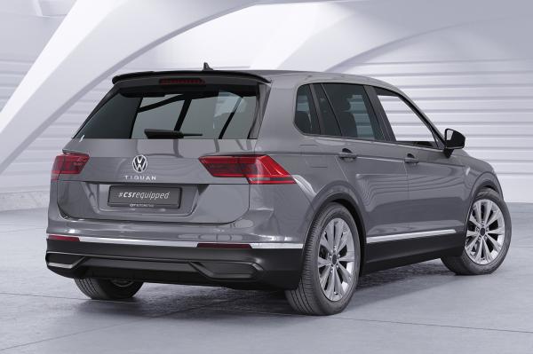 CSR Heckspoiler | Heckflügel mit ABE für VW Tiguan 2 (Typ AD1) Allspace HF096-G Glossy schwarz Hochglanz (keine Lackierung erforderlich)