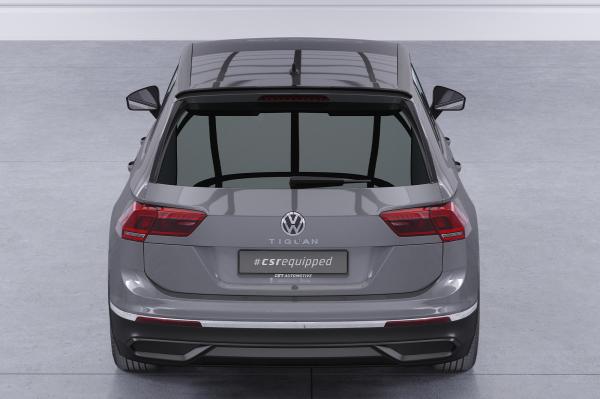CSR Heckspoiler | Heckflügel mit ABE für VW Tiguan 2 (Typ AD1) Allspace HF096-G Glossy schwarz Hochglanz (keine Lackierung erforderlich)