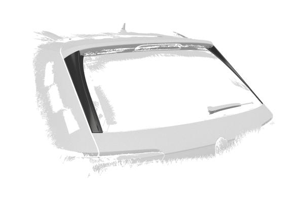 CSR Heckspoiler | Heckflügel mit ABE für VW Tiguan 2 (Typ AD1) Allspace HF096-G Glossy schwarz Hochglanz (keine Lackierung erforderlich)