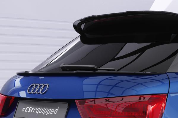 CSR Heckspoiler | Heckflügel mit ABE für Audi A1 / S1 (8X) Sportback HF102-C Carbon Look Hochglanz (keine Lackierung erforderlich)