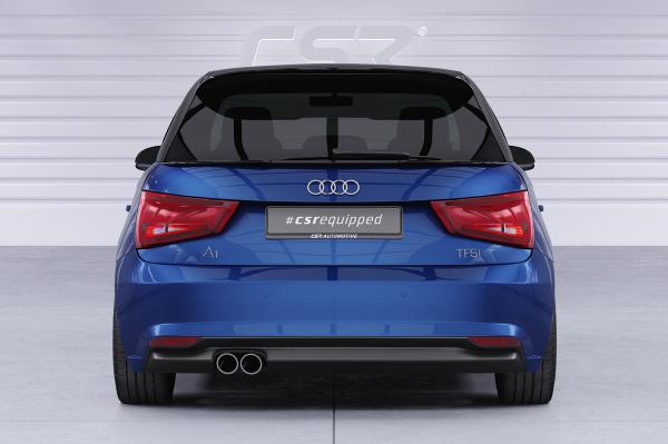 CSR Heckspoiler | Heckflügel mit ABE für Audi A1 / S1 (8X) Sportback HF102-C Carbon Look Hochglanz (keine Lackierung erforderlich)