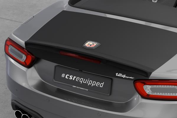 CSR Heckspoiler | Heckflügel mit ABE für Fiat 124 Spider (inkl. Abarth) HF106-L Lackierung erforderlich (unlackiert roh)