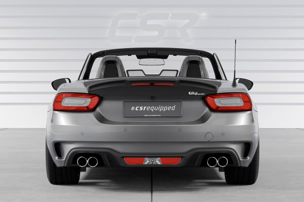CSR Heckspoiler | Heckflügel mit ABE für Fiat 124 Spider (inkl. Abarth) HF106-L Lackierung erforderlich (unlackiert roh)