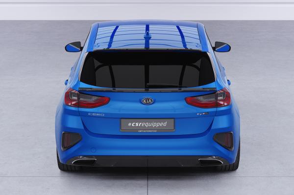 CSR Heckspoiler | Heckflügel mit ABE für Kia Ceed (CD) HF110-C Carbon Look Hochglanz (keine Lackierung erforderlich)