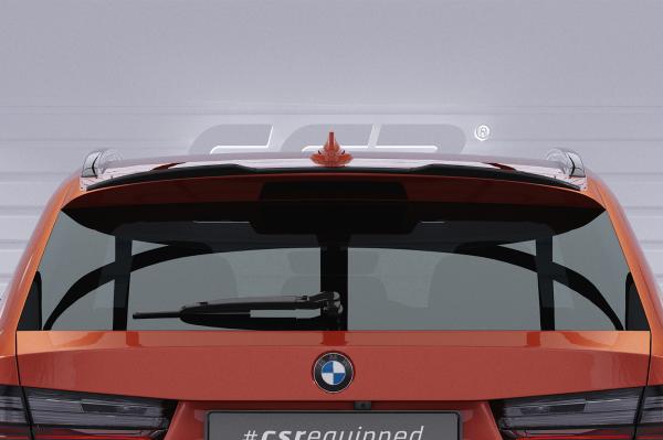 CSR Heckspoiler | Heckflügel mit ABE für BMW 3er G21 Touring HF112-C Carbon Look Hochglanz (keine Lackierung erforderlich)