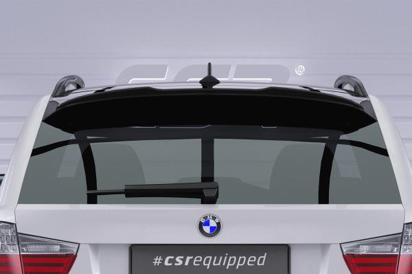 CSR Heckspoiler | Heckflügel mit ABE für BMW 3er E91 Touring HF113-G Glossy schwarz Hochglanz (keine Lackierung erforderlich)