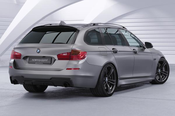 CSR Heckspoiler | Heckflügel mit ABE für BMW 5er F11 Touring HF114-C Carbon Look Hochglanz (keine Lackierung erforderlich)